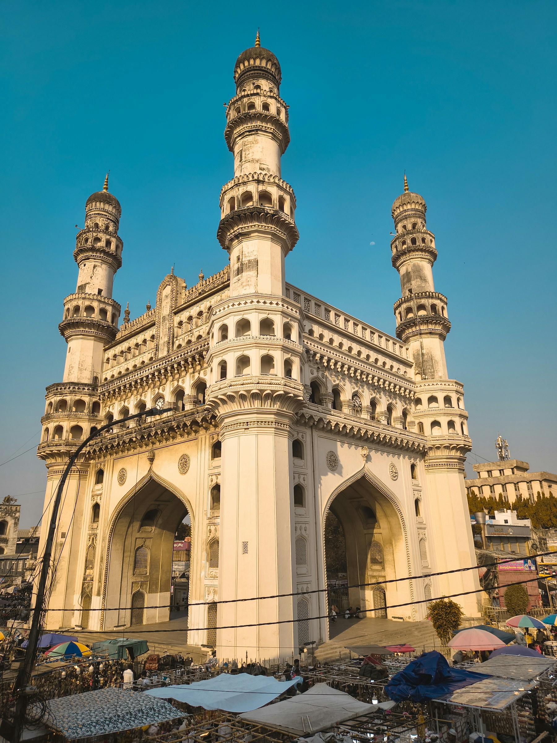 Reiseziel Hyderabad: der Charminar in der Altstadt.
